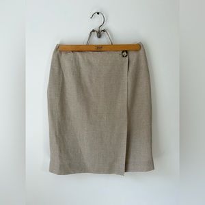 Vintage Jones New York Linen Mini Skirt
